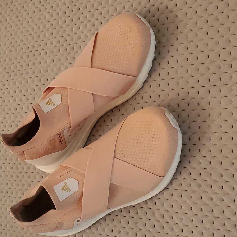 Pink Ultraboost Adidas. Women's size 11